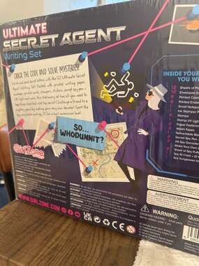 GirlZone Ultimate Secret Agent Writing Set 59 Piece Stationery Kit